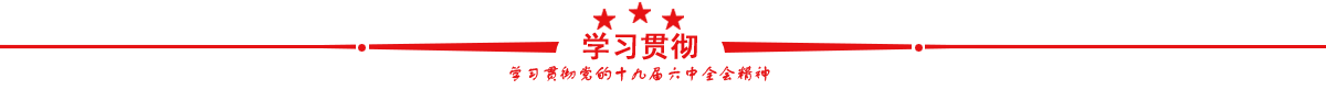 学习贯彻党的十九届六中全会精神
