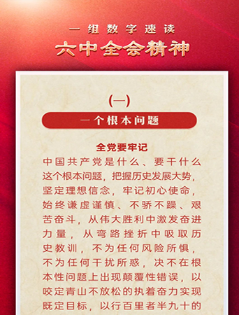 学习贯彻党的十九届六中全会精神